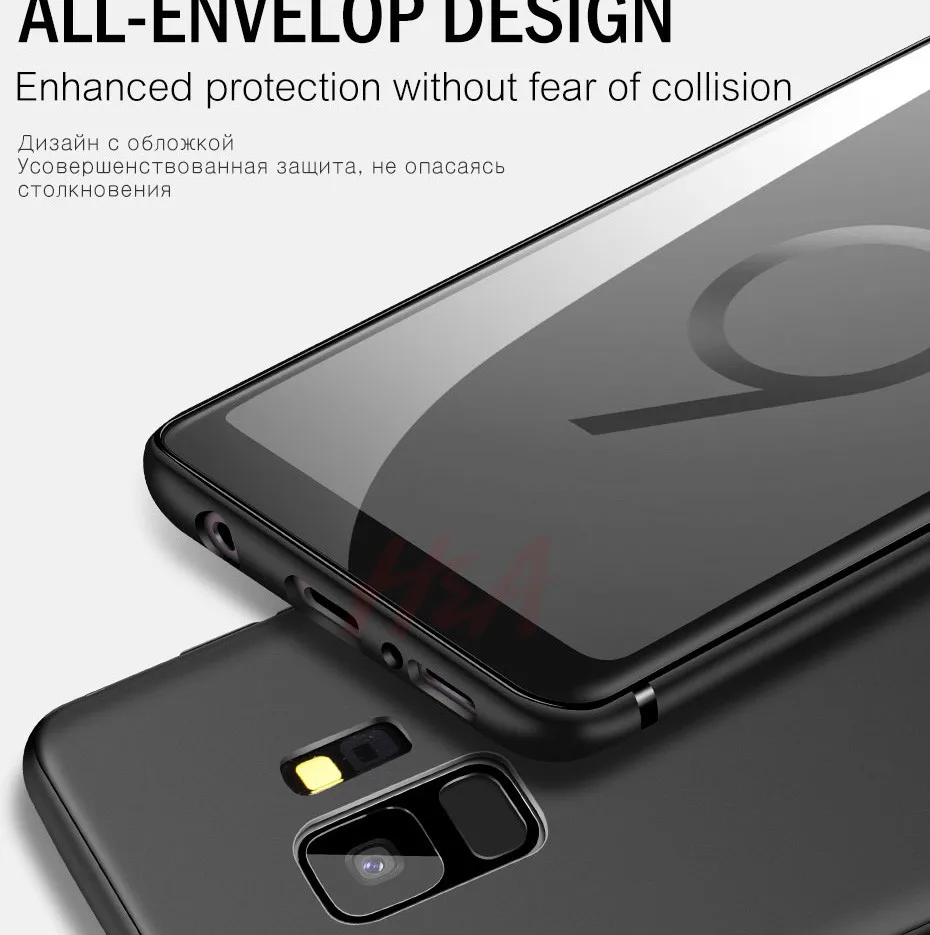 Ультра тонкий Матовая силиконовая крышка чехол для samsung Galaxy S10 S10E S7 край S8 S9 плюс A6 A8 J4 J6 A5 плюс Note 8 9 мягкий чехол