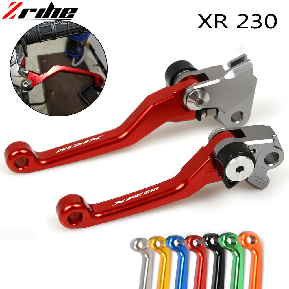 

For Honda XR250 MOTARD XR230 MOTARD XR400 MOTARD XR400 CNC Pivot Brake Clutch Levers Motorcycle Dirt Bike Lever XR 230 logo