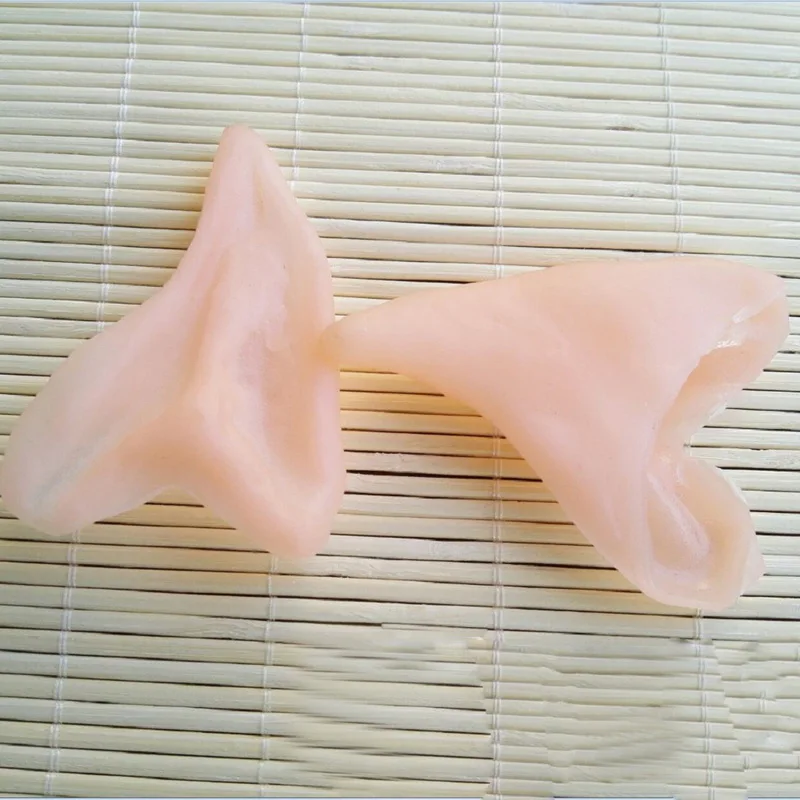 1pair Latex Fairy Pixie Elf Ears Cosplay Accessories Halloween Party Soft Pointed Prosthetic Tips Ear | Дом и сад