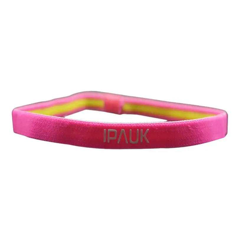 Pink Повязка на голову головные повязки для йоги спорта оголовье Для женщин Для мужчин Спорт против скольжения Эластичный Напульсник упражнения оголовье аксессуары для йоги - Цвет: Pink