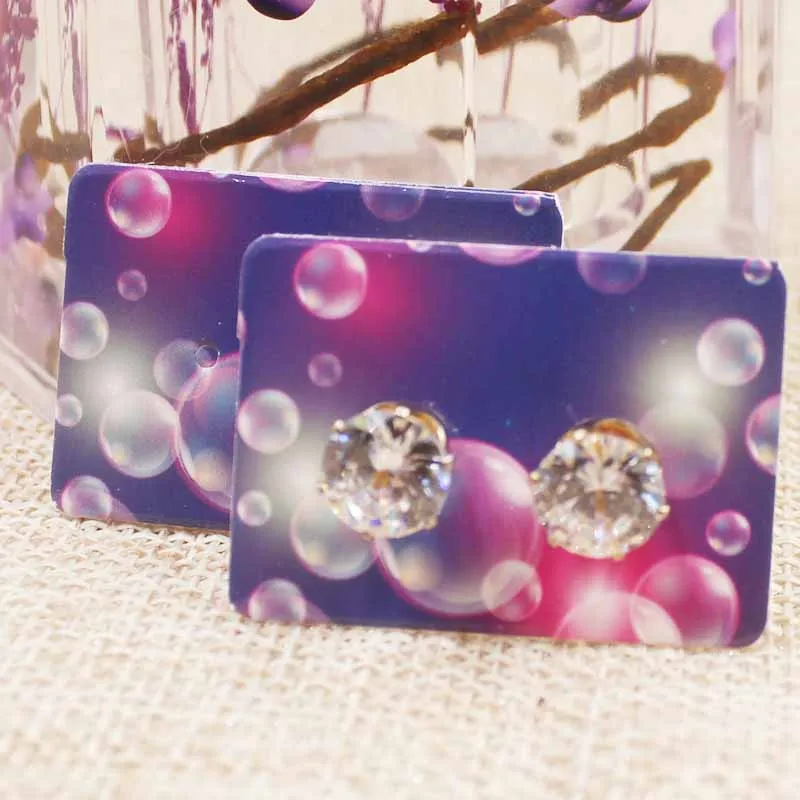 new arrival100pcs/lot Dreamcatcher Earrings Card Multi Designs Ear Studs Earring Display Packaging Rectangle Jewelry Cards | Украшения и