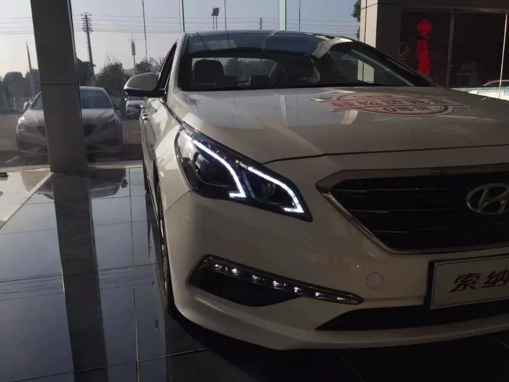 VLAND производитель для автомобиля головы лампы Sonata светодиодный головной
