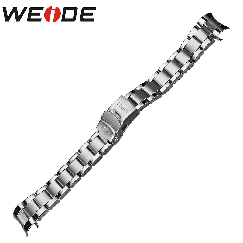 Ремешок для часов WEIDE складной из нержавеющей стали 21 см Ширина 22 мм WH1103 WH1104 WH2309