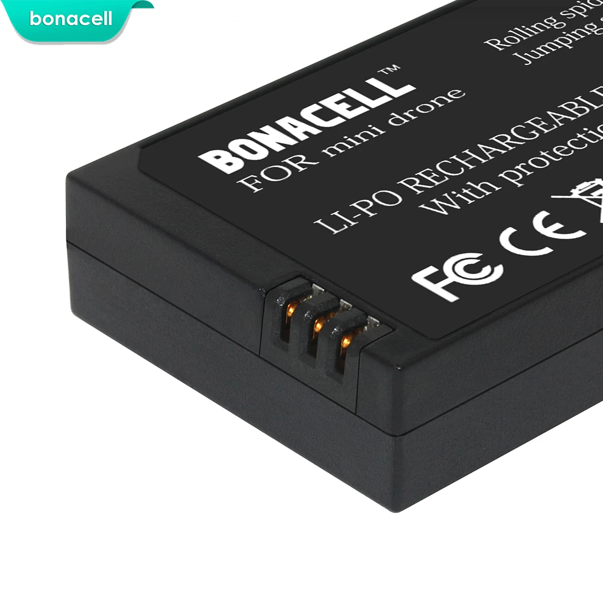 Bonacell 3 7 V 600mah Li po батарея для попугая мини дронов прокатки паук прыжки Sumo MiniDrone