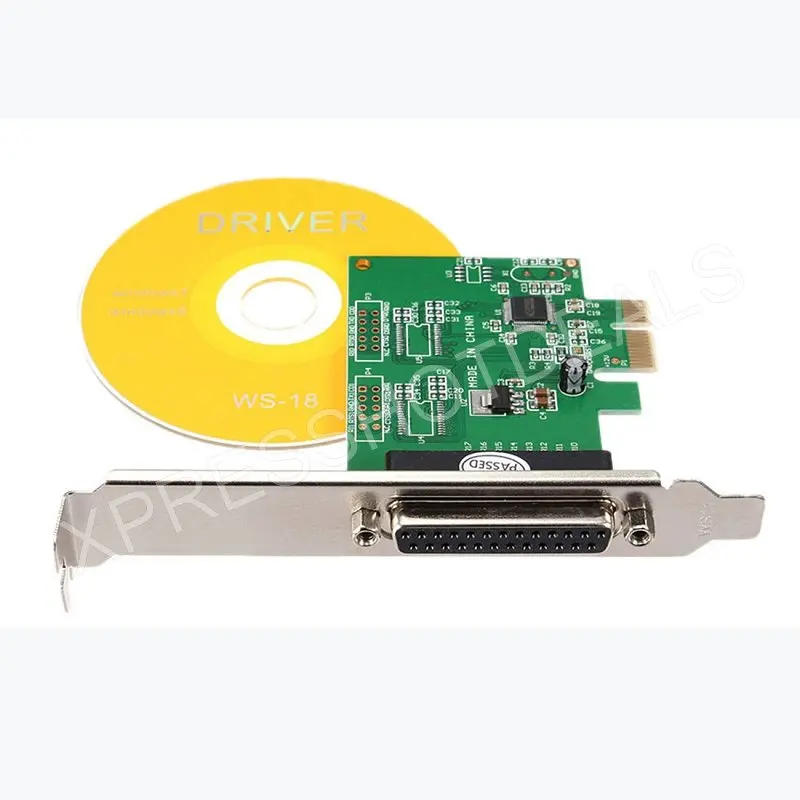 Новый параллельный порт принтера DB25 LPT к PCI E Express Card Converter Adapter Win7|lpt port adapter|pci-e lptlpt