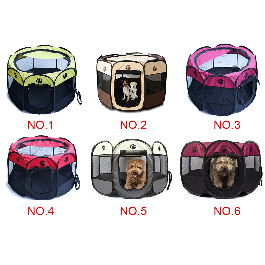 Портативный складной манеж для собак и кошек домик палатка Конура удобный забор