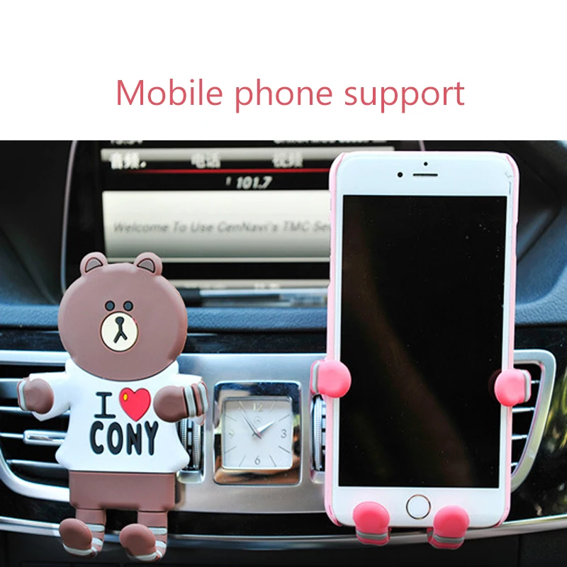 NWIEV Car-styling Cartoon Foldable Phone holder For BMW E46 E39 E60 E90 E36 F30 F10 X5 E53 E34 E30 Mini Cooper Lada Accessories |