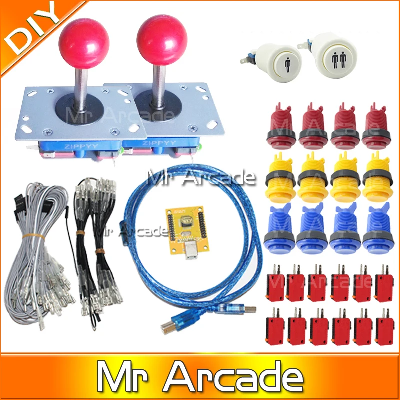DIY PC PS/3 2 в 1 аркадный контроллер игрока MAME мультикадная клавиатура кодировщик USB