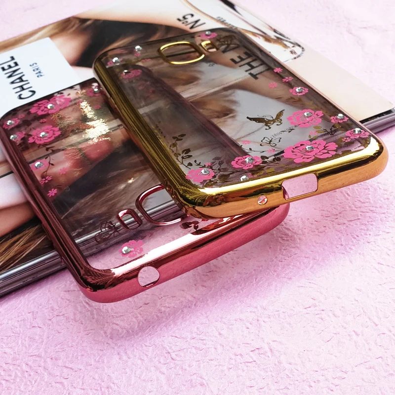 XinWen Алмазный Мягкий ТПУ чехол на заднюю панель телефона чехлы для samsung galaxy j2 pro j2pro