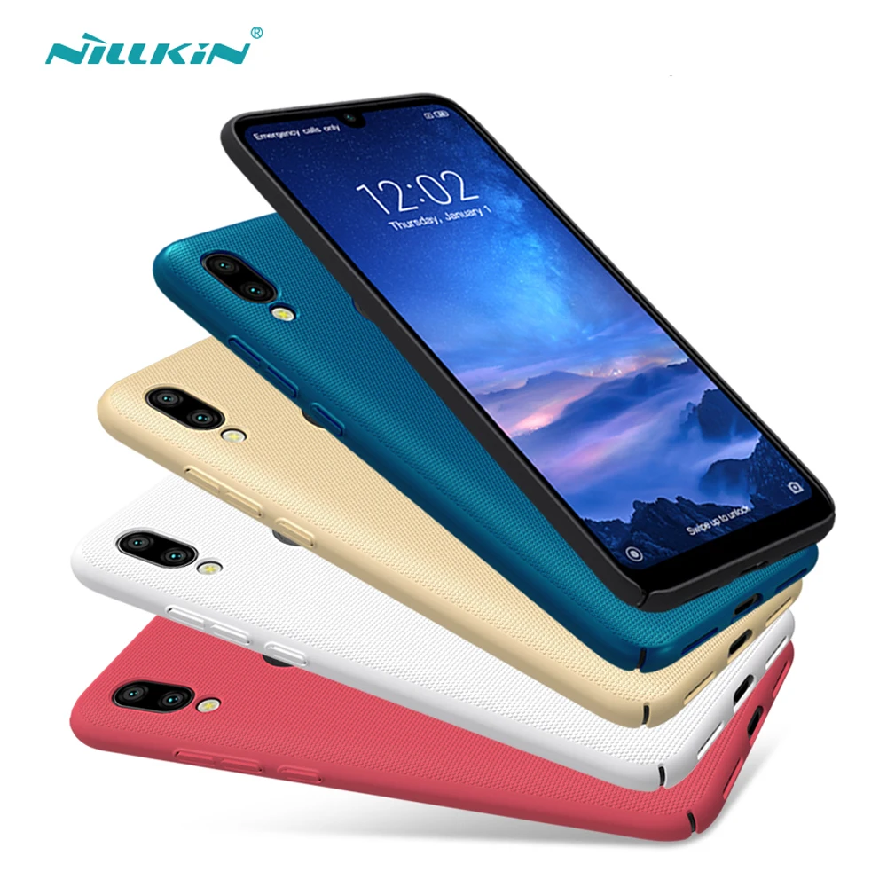 Матовый чехол Nillkin для Xiaomi Redmi 7 жесткая задняя крышка матовый бампер Подарочный