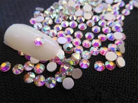 diy diamond manicure nail art rhinestonesdecorations gems mix sizes flat back round glass colorful stones crystal personality