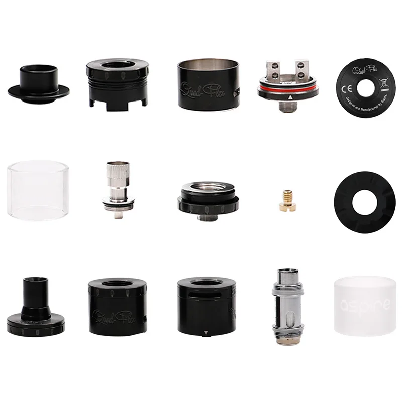 Оригинальный Aspire Quad-Flex выживания комплект 4 в 1 распылитель RDTA и сквонк RDA Наутилус