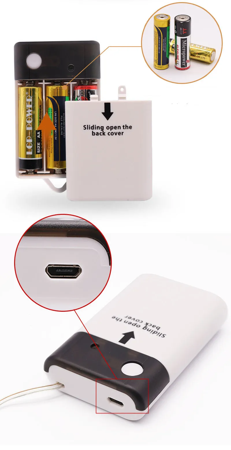10 м 100 светодиодный светильник из медной проволоки с батареей USB Двойной источник питания с пультом дистанционного управления Сказочный светильник s гирлянда для рождества/свадьбы/вечерние