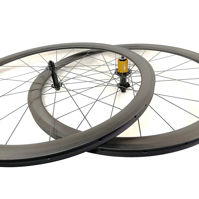 

700C Road bike carbon Tubular wheelset 38mm 20h front 24h rear RAF10 RAR9 anti-bite 6 pawls cassette body racing bicycle wheels