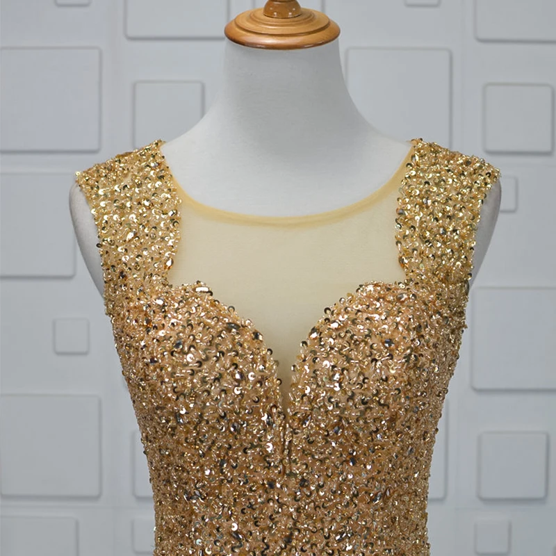 JANCEMBER роскошное платье в пол с бусинами кристаллами блестками круглый вырез