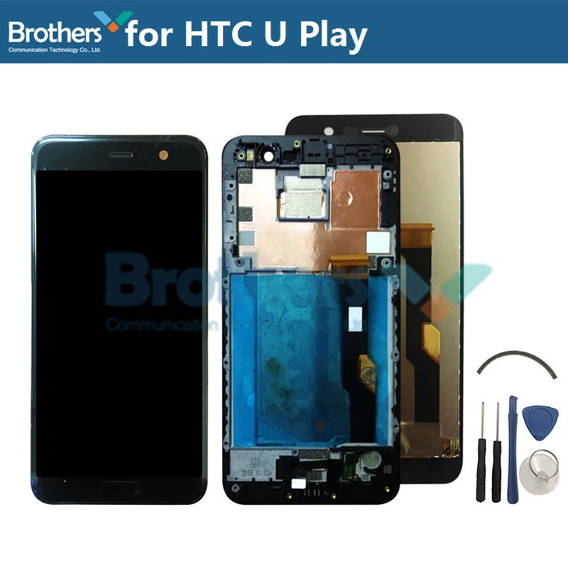 ЖК экран для HTC U Play дисплей сенсорный в сборе без с рамкой дигитайзер замена