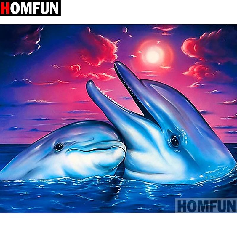 Алмазная 5d картина HOMFUN сделай сам с полными квадратными/круглыми стразами