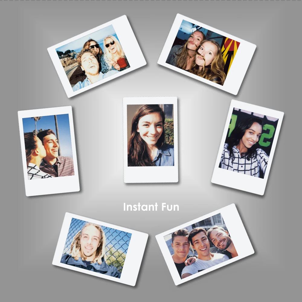 Оригинальная пленка Fujifilm Instax Mini полосатая + конфетная поп белая 3 упаковки для