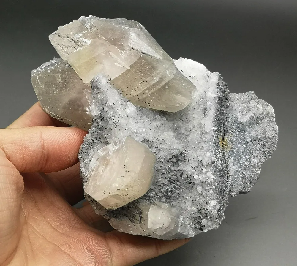536 г натуральный большой кристалл calcite оригинальный Камень руды украшения