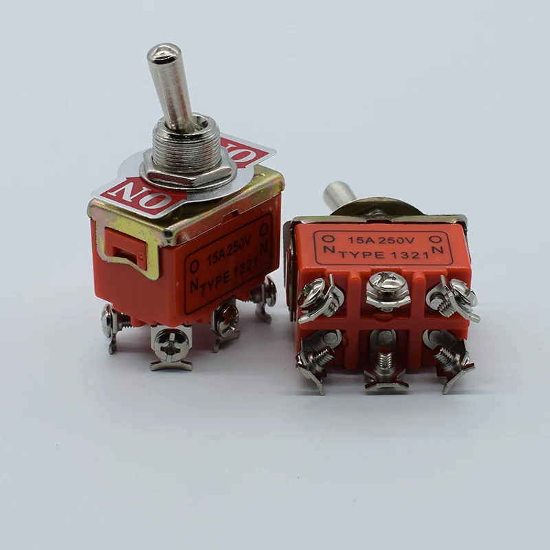 E-TEN1321 Small-sized Toggle Switch Rocker Arm Shake ON-ON 6 Foot 2 Archives 12mm | Обустройство дома