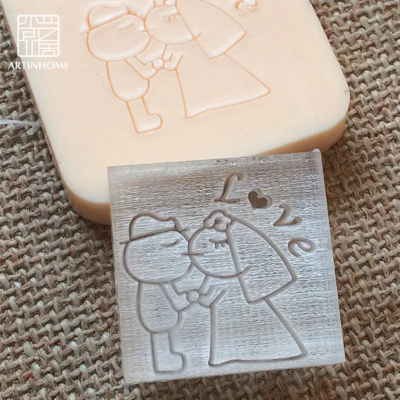 2018 бесплатная доставка натуральная ручная работа акриловое мыло печать пресс