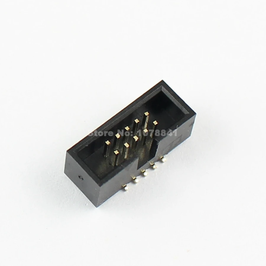 10 шт. 1 27 мм 2x5 контактов штекер SMT корпус PCB Box Header IDC коннектор|connector idc|connector 10connector