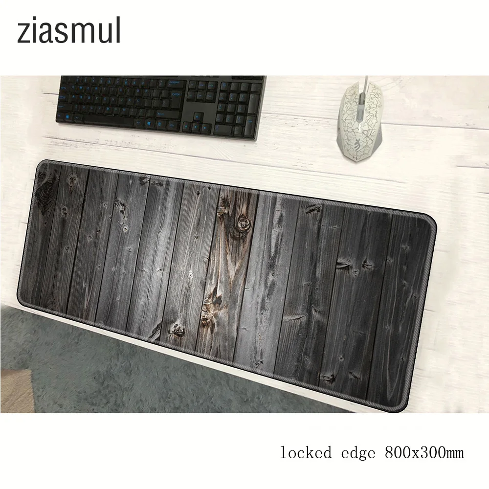 Деревянный напольный коврик для мыши 800x300 мм, высококачественный коврик для мыши, коврик для мыши, игровой коврик для мыши, геймерский модный коврик для мыши с клавиатурой