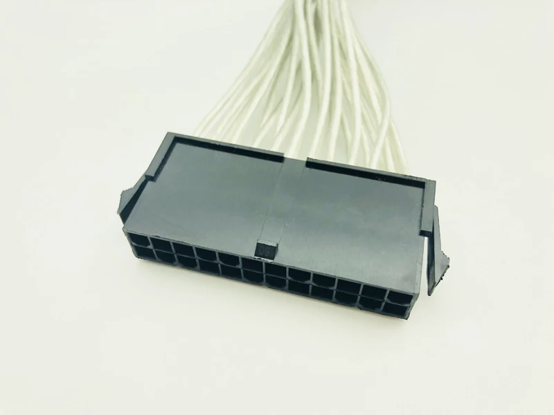 5 шт. ATX 24 Pin Штекерный Женский удлинитель питания внутренний PC PSU TW разъем провод