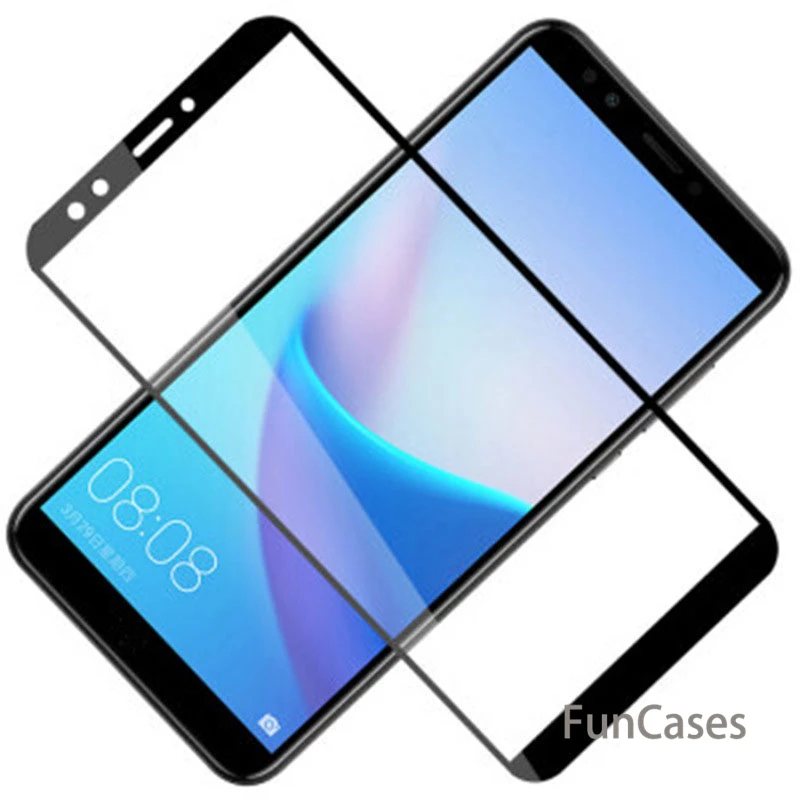 360 Оригинальное Защитное стекло для huawei Y5 Y6 Y7 Prime 2018 чехол закаленное Y9 Y6Prime Y 6 7