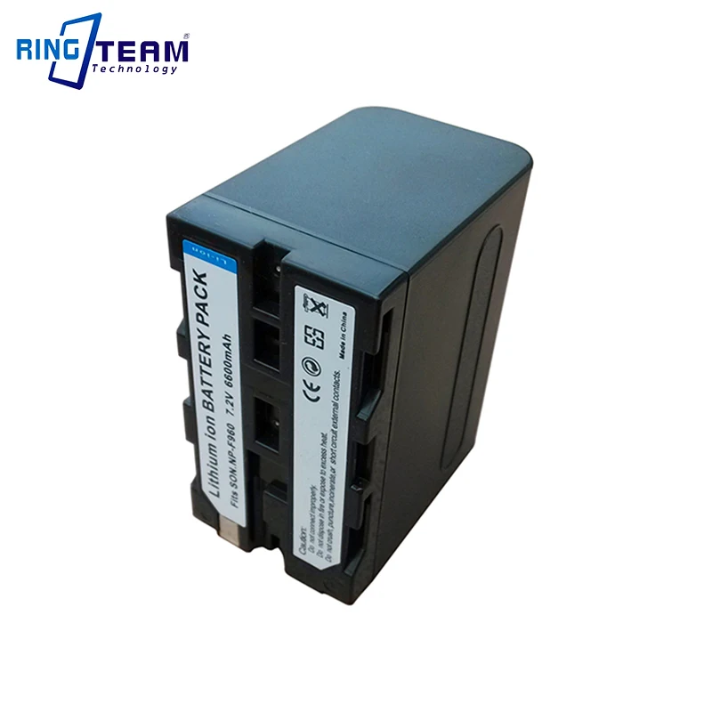 

10Pcs NP-F970 NP-F960 NP-F950 Camcorder Battery for Sony SC55 SC65 TR3000 TR315 TR3300 TR416 Lights Lamps