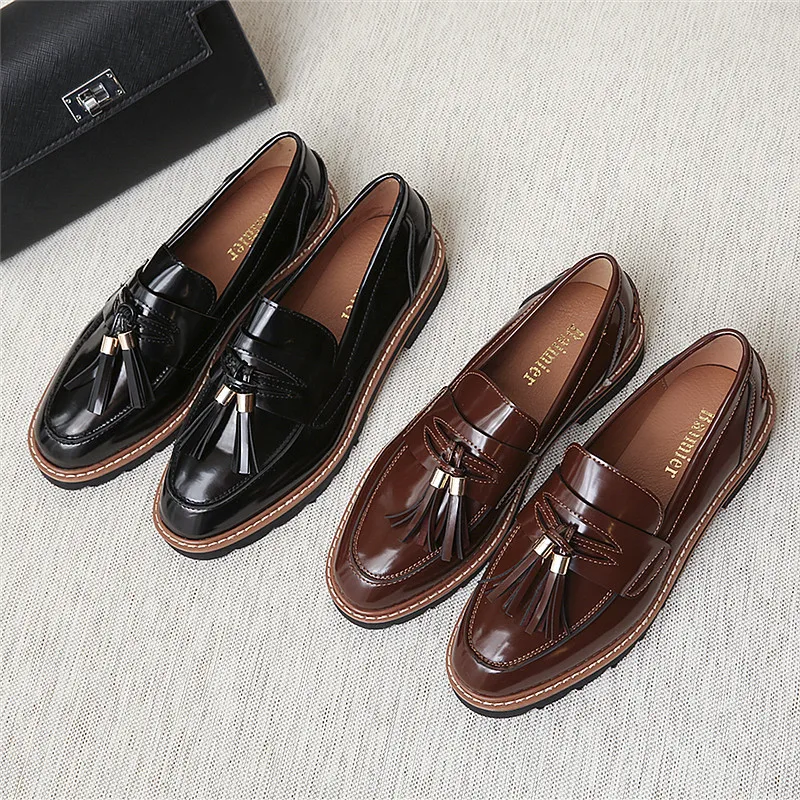 Дизайнерские Туфли оксфорды с двойной бахромой 2019 брендовые Кожаные Дерби на