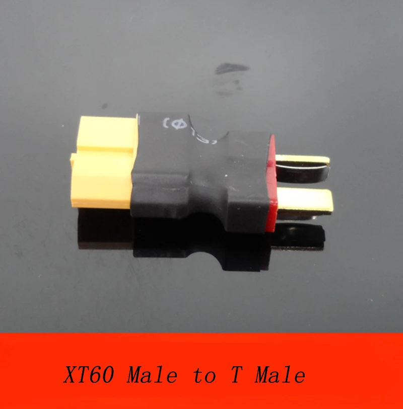 5PCS T Plug to XT60 Converter Lipo Battery ESC Motor Connector Adapter DIY Spare Parts for RC Aircraft Boat Car Model | Игрушки и хобби