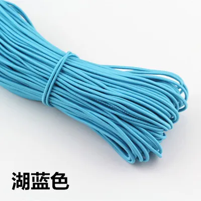 Высокое качество 10 метров красочные DIY материалы ручной работы круглая эластичная канатная Резиновая лента диаметр 3 мм 4 мм