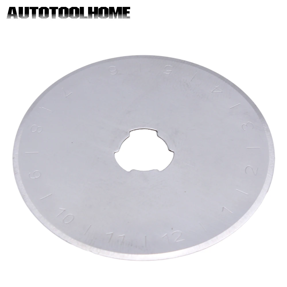 AUTOTOOLHOME 5 шт. 45 мм вращающиеся лезвия лоскутное шитье ткань Кожа ремесло сталь