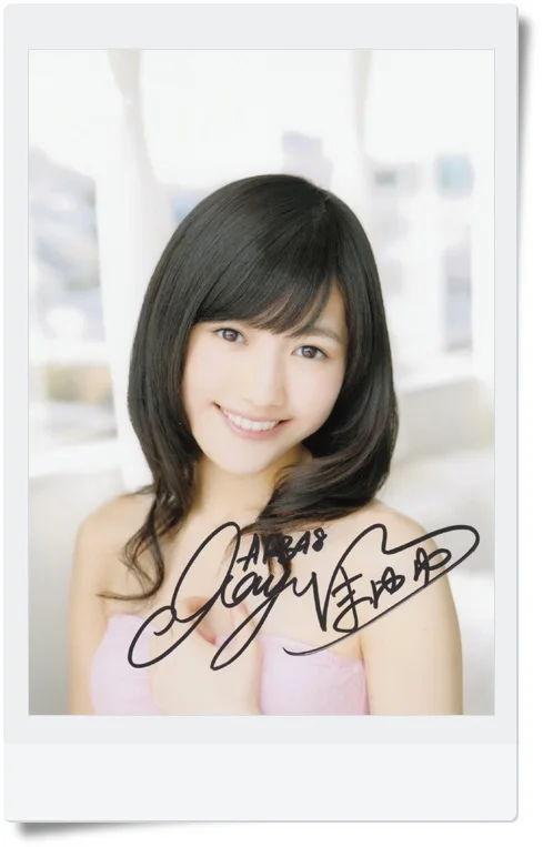 Подпись Mayuyu Watanabe Mayu фото с автографом 7 дюймов Бесплатная доставка 4 версии