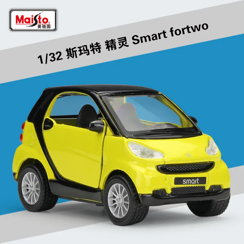Литой автомобиль Maisto 1:32 высокий симулятор Классическая модель Benz Smart Fortwo