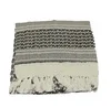 Охотничий армейский Тактический Keffiyeh Shemagh шарф в арабском стиле шаль шейный платок головной убор для походов страйкбол стрельба аксессуары - Цвет: White