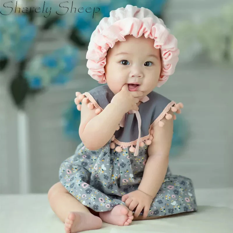 Детское кружевное платье для фотосессии одежда маленьких девочек реквизит
