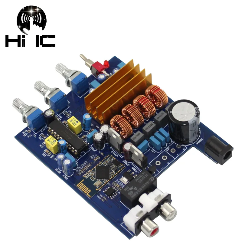 TPA3116 + LM1036 Bluetooth Усилители домашние доска 4.0 CSR4.0 класса D 2.0 HIFI аудио ВЧ регулировки