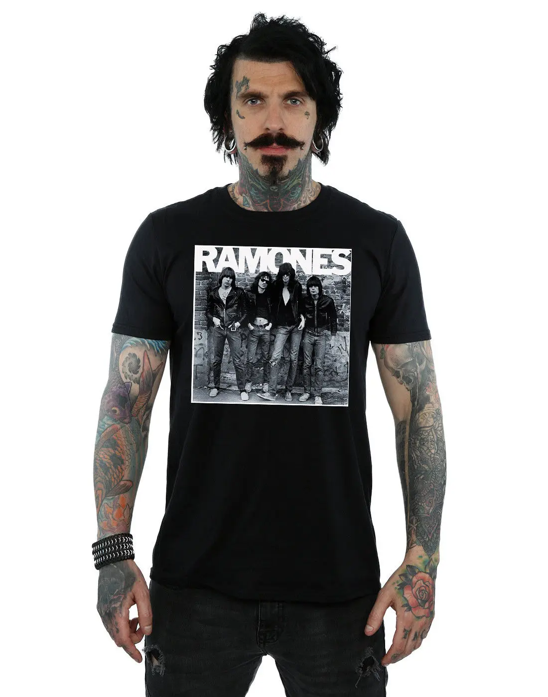 Новые Топы 2018 с надписью Для мужчин футболка Ramones Мужчин's 1st Альбом