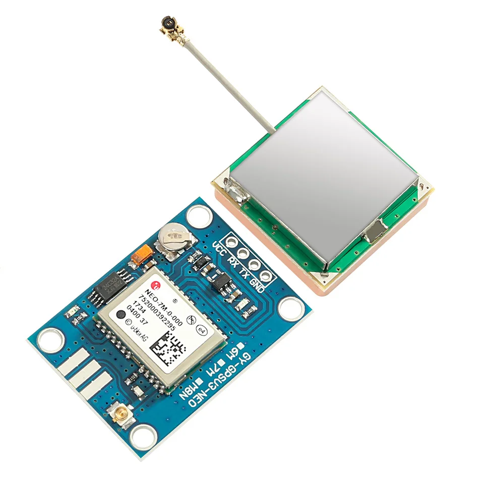 Для Arduino NEO-7M заменить Neo-6M двойная антенна Интерфейс GPS Мини EEPROM модуль
