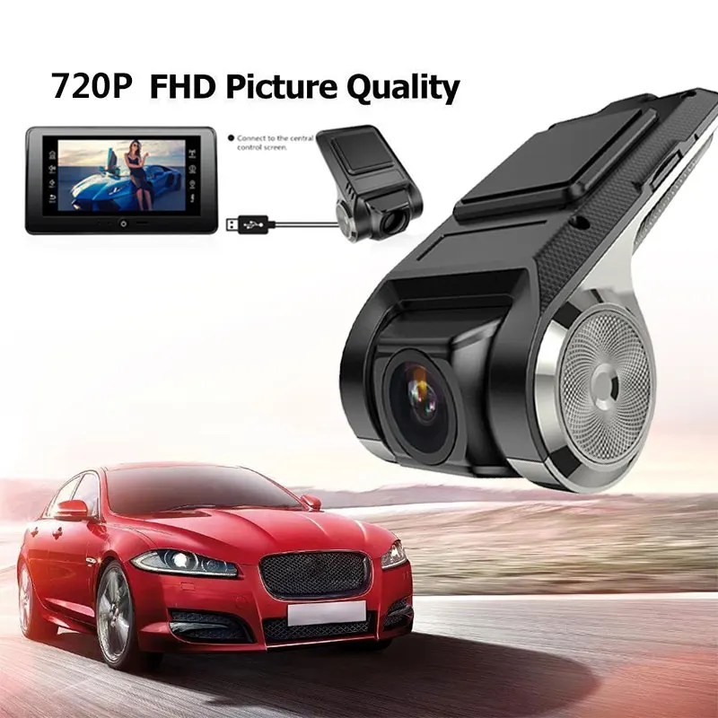 Портативный видеорегистратор USB DVR 720P Автомобильный с функцией ночного видения