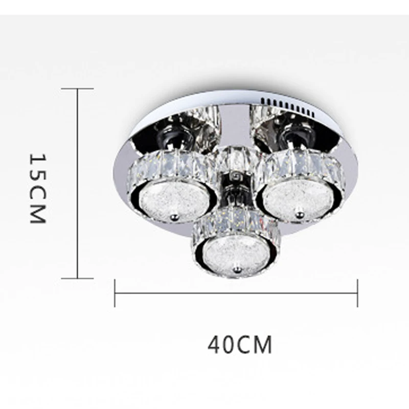 6 Lights Creative Crystal LED Ceiling Lamp Living Room 60W Luxury Lighting Bedroom Fixture AC110V 220V | Освещение