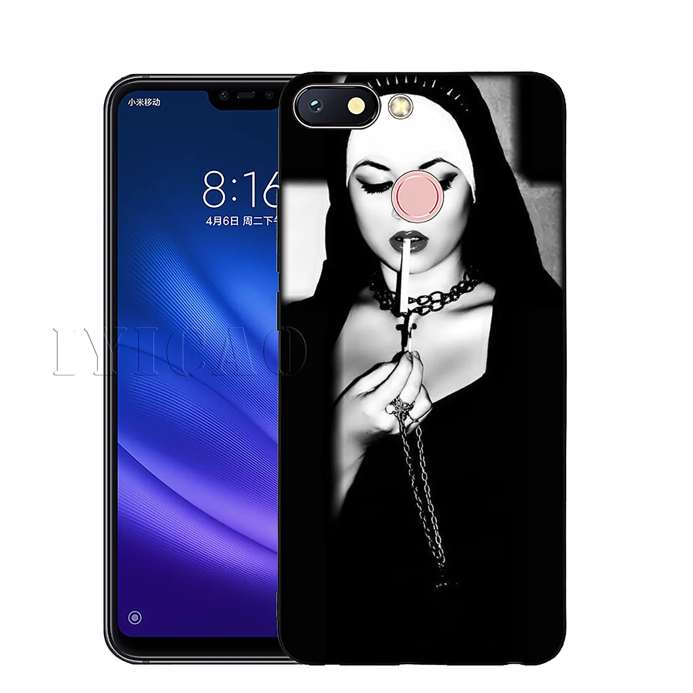IYICAO Sister nun Модный мягкий силиконовый чехол для телефона Xiaomi Mi 9 SE 9T CC9 CC9E 8 A3 Pro A1 A2 Lite