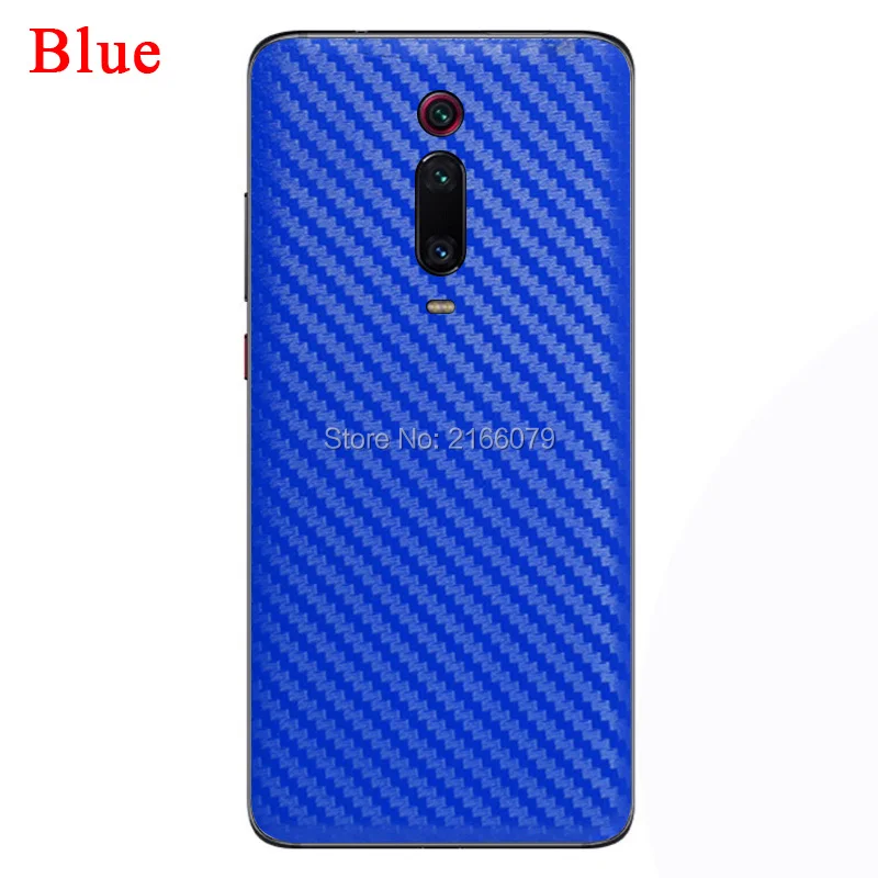 Для Xiao mi Red mi K20 7 Note 7 mi 9 SE 9T Pro A3 CC9 Новинка полное покрытие задняя наклейка Кожа 3D углеродное волокно Защитная пленка для телефона