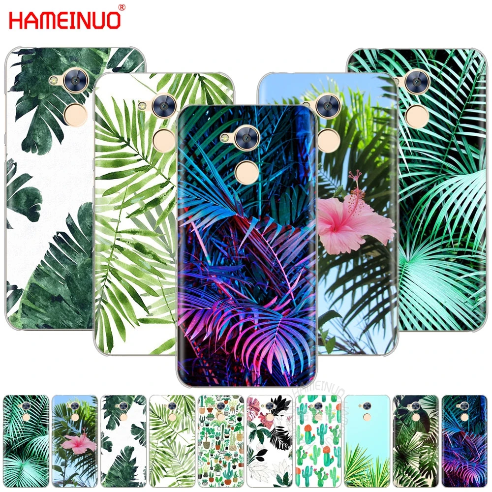 HAMEINUO летняя Обложка с зелеными листьями растений чехол для телефона Huawei Honor V10 4A 5A