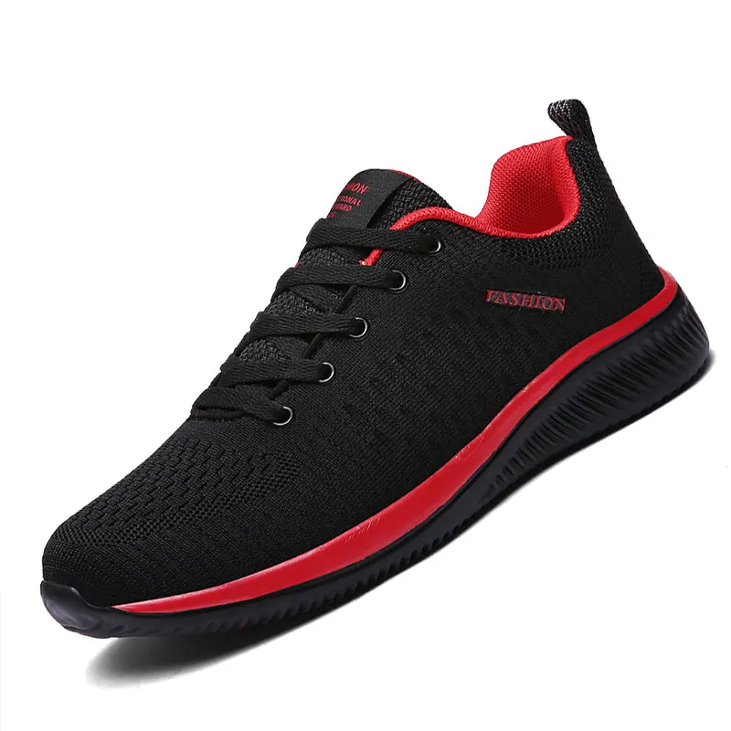 Мужская сетчатая обувь для бега мужская на шнуровке легкие удобные дышащие