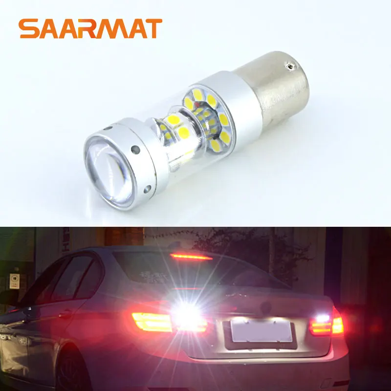 1x6000K белый для VW Passat B3 B4 B5 B6 Canbus без ошибок фонарь заднего хода P21W 1156 LED 140W 1400LM