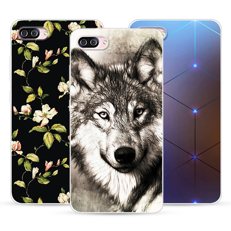 Case For Asus Zenfone 4 Max ZC520KL Transparent Printing Drawing Silicone Phone Cover ZE554KL |