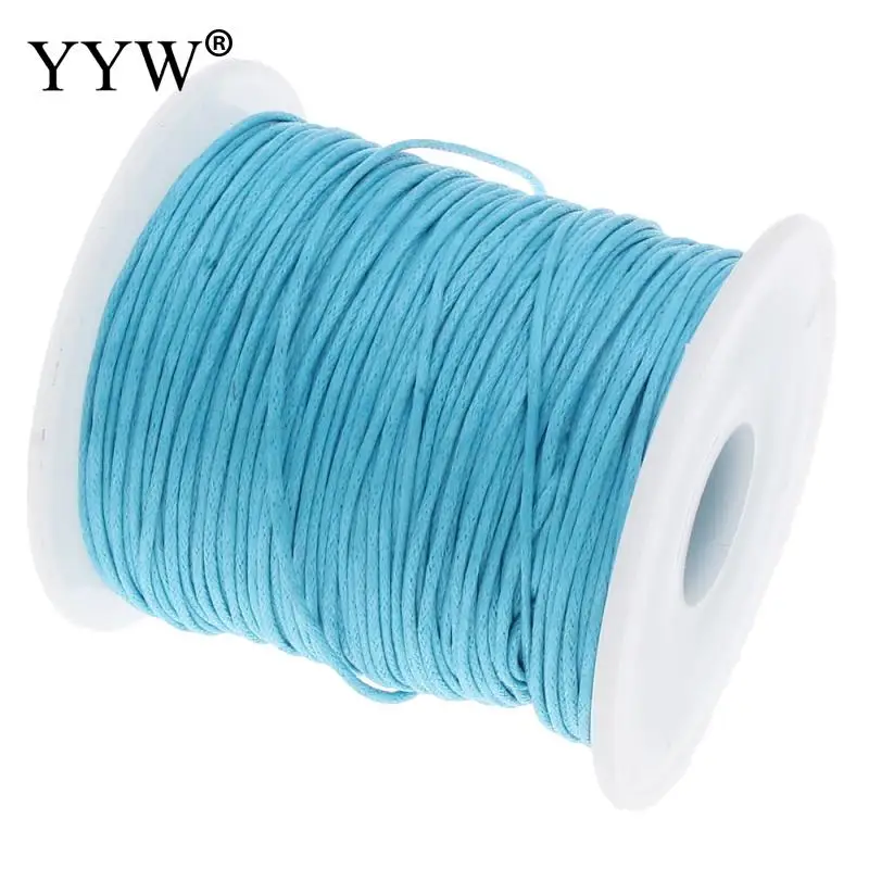 2021 100 ярдов/катушка вощеный хлопковый шнур с пластиковой катушкой сделай сам для